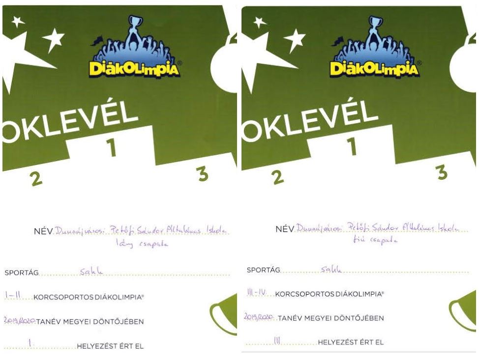 oklevelek koll